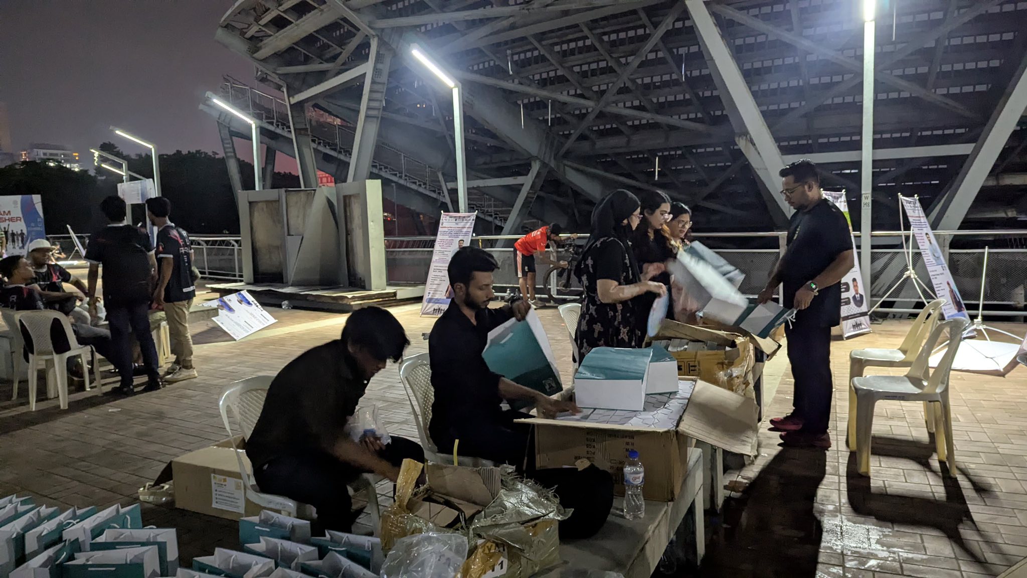 Voluntary participation at International Youth Day Run 2025