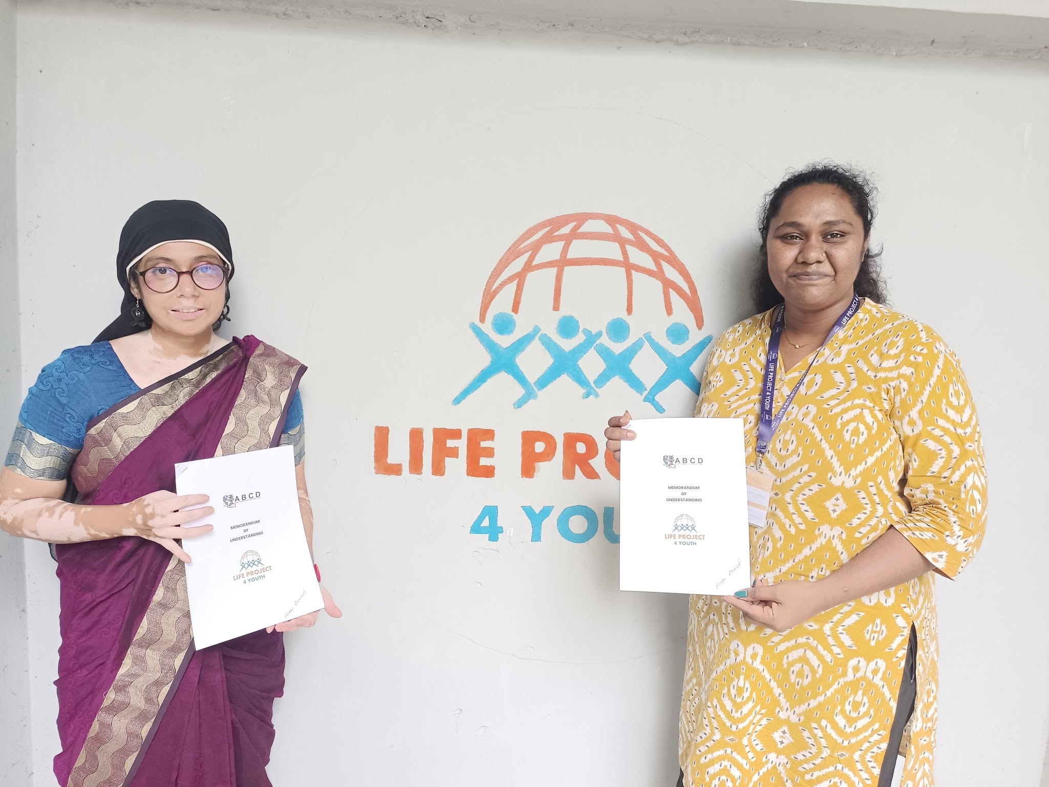 Action for Balance on Climate and Dignity - ABCD and Life Project 4 Youth have officially signed an MOU