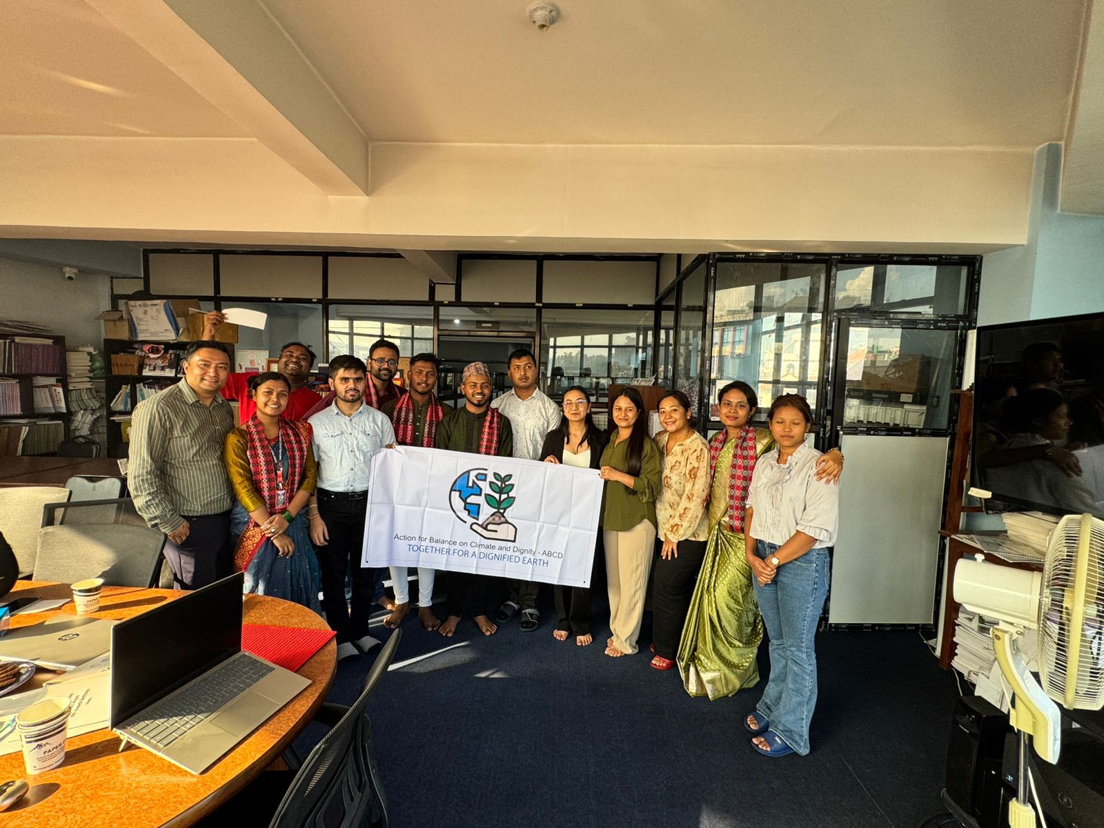 Team ABCD Visited BYAN office a YLO in Nepal